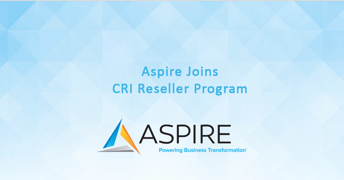 Aspire Technology Partners Joins CRI Reseller Program  Featured Image