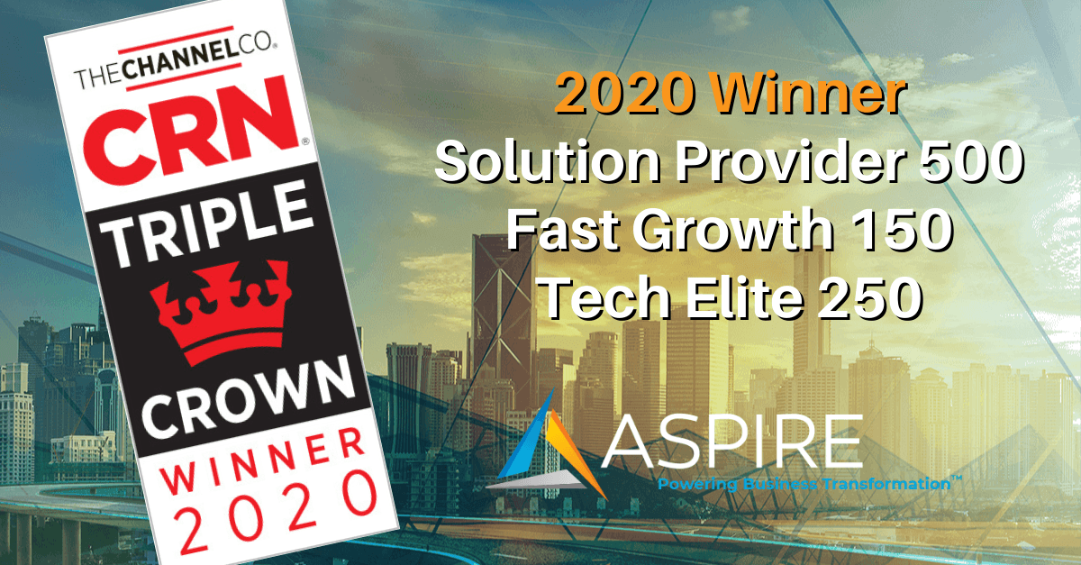 Aspire Technology Partners Earns 2020 CRN Triple Crown Featured Image