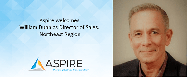 Aspire Technology Partners Welcomes William Dunn as Director of Sales for Northeast Region Featured Image