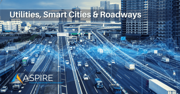 A populous city connected by IoT technologies for roadways and utilities