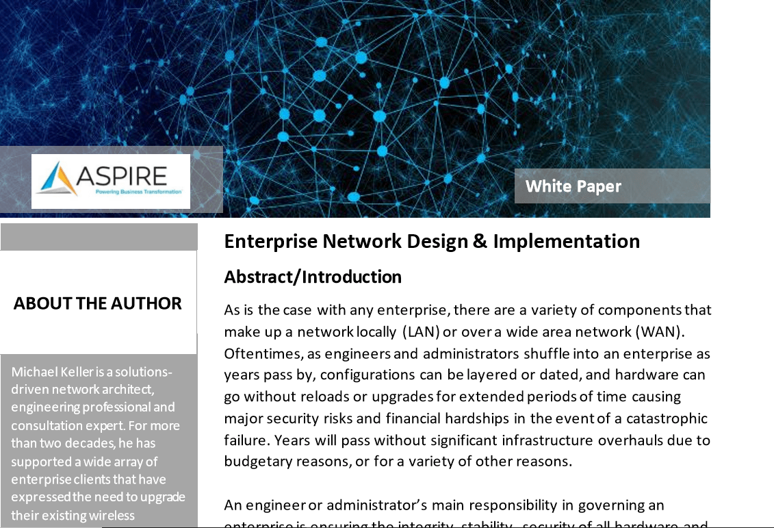 An Engineer’s Guide to Enterprise Network Assessment and Design Main Image