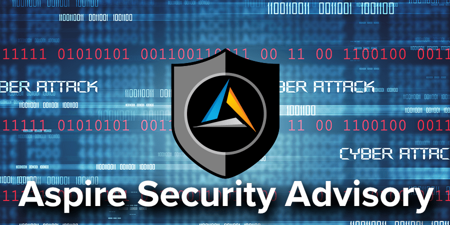 Aspire Security Advisory