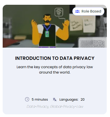 Role based cybersecurity training
